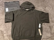 NEW Fear of God Essentials Off Black Hoodie Size Medium 100% Authentic✅