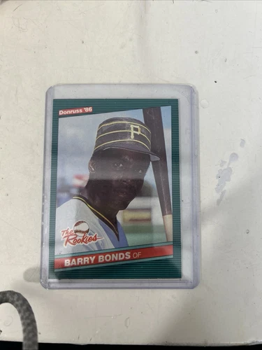 1986 Donruss Barry Bonds True Rookie Card EXCELLENT CONDITION