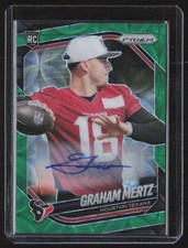2025 Panini Prizm Green Scope 21/75 Graham Mertz Rookie Auto #392 JW1