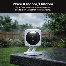 Smart Security Camera Wyze Cam v4 2.5K QHD Indoor Outdoor WiFi Security Camera 5