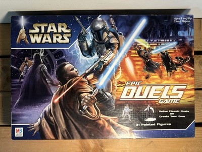 Star Wars Epic Duels Board Game Milton Bradley 2002 COMPLETE - No Manual.