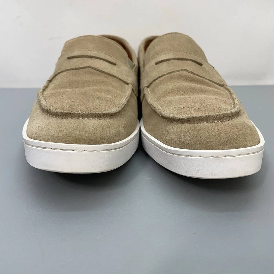 Allen Edmonds Randolph Penny Loafers Dress Sneakers Tan Beige Mens 11 B Narrow - Image 3 of 4