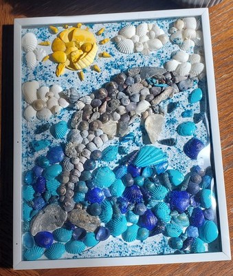 dolphin Seashells Tropical Beach Ocean Theme Wall Decor