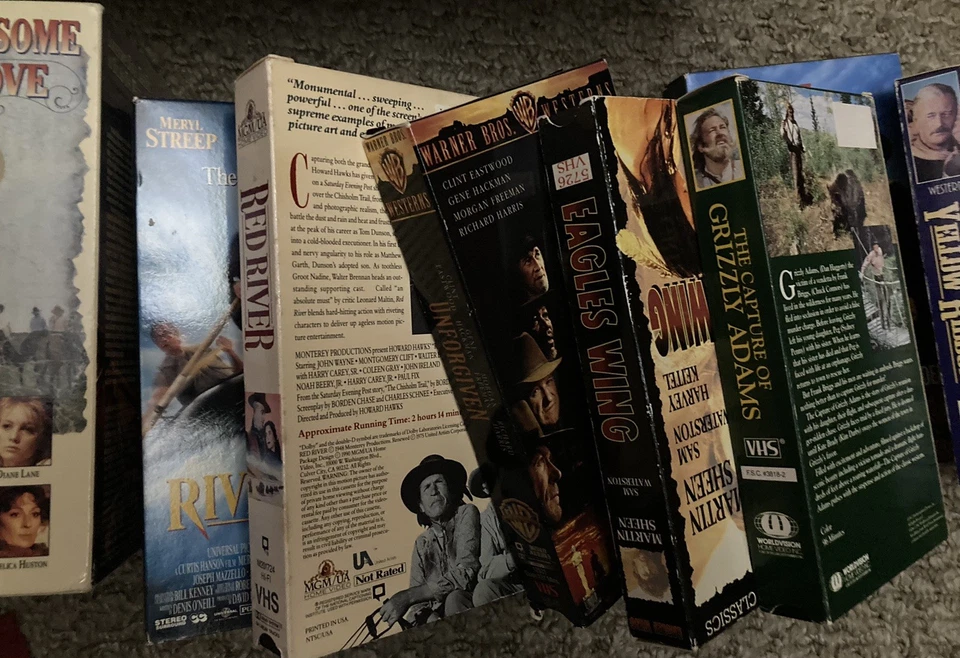 22 Western VHS Movies, John Wayne, Tombstone + & Eastwood Alcatraz Eiger + Foto 3 de 4