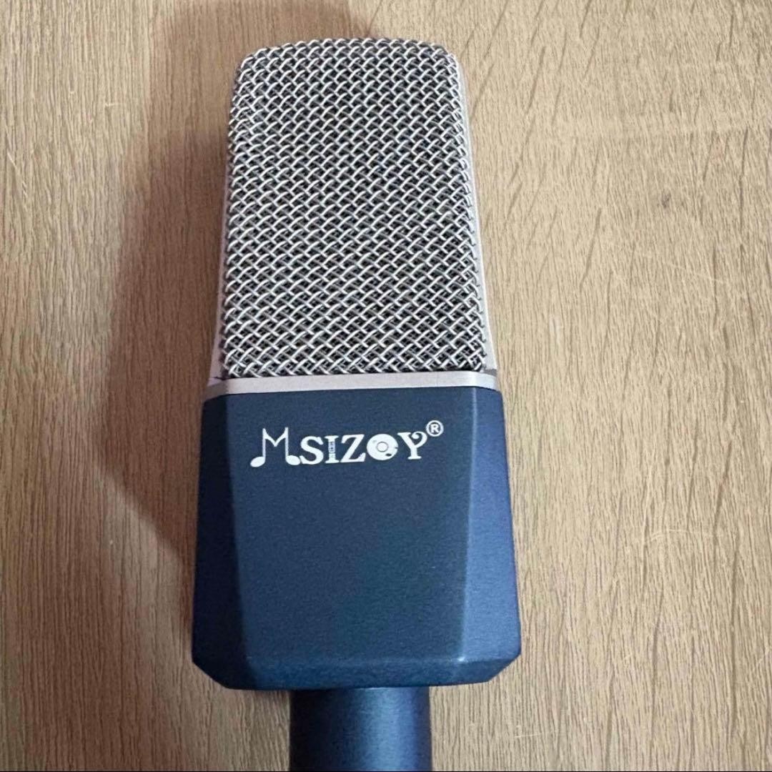 MSIZOY USB Microphone Condenser with Mute, 3.5mm, for PC & Smartphone, Used