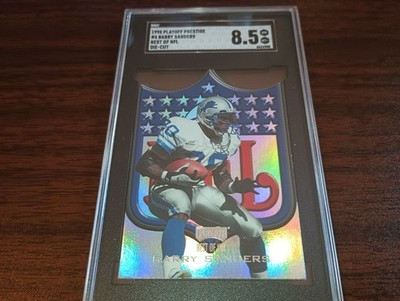 1998 Playoff Prestige #4 Barry Sanders Best of NFL SP Die Cut SGC 8.5 Lions HOF