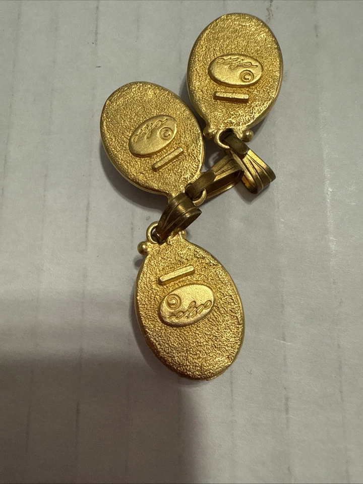 3 Lapis Lazuli Oval Shape Pendant - Изображение 4 из 4