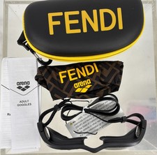FENDI x ARENA TH LIOS Limited Edition Swimming Cap  Goggles Kit Designer NWT