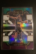 2023-24 Panini Select- Concourse Jalen Pickett #68 Green White Purple Prizm (RC)
