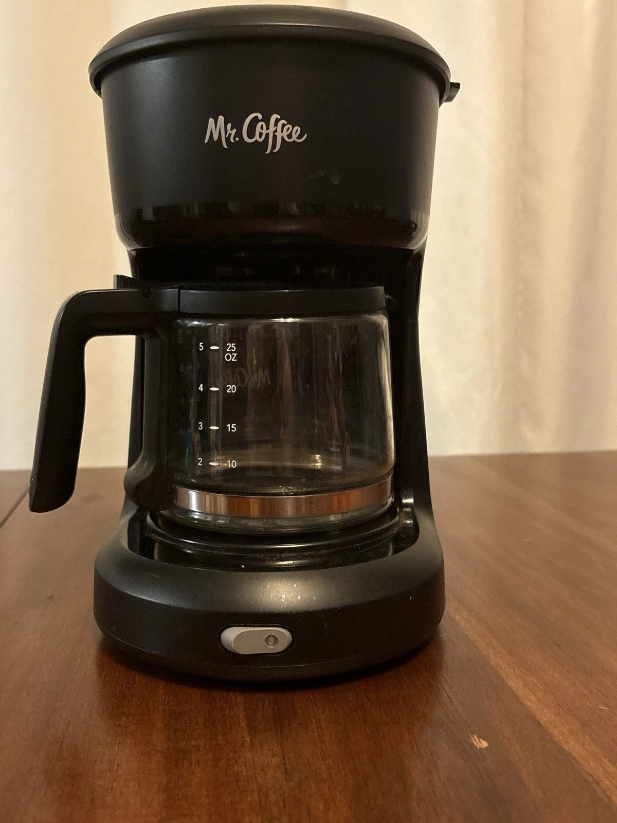 MR. COFFEE 4-5 cup switch coffee maker TF5 drip auto-pause black TESTED & WORKS