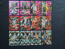 Unique WNBA lot - 4 Pink, 4 Red, and 4 Silver Prizm Refractors