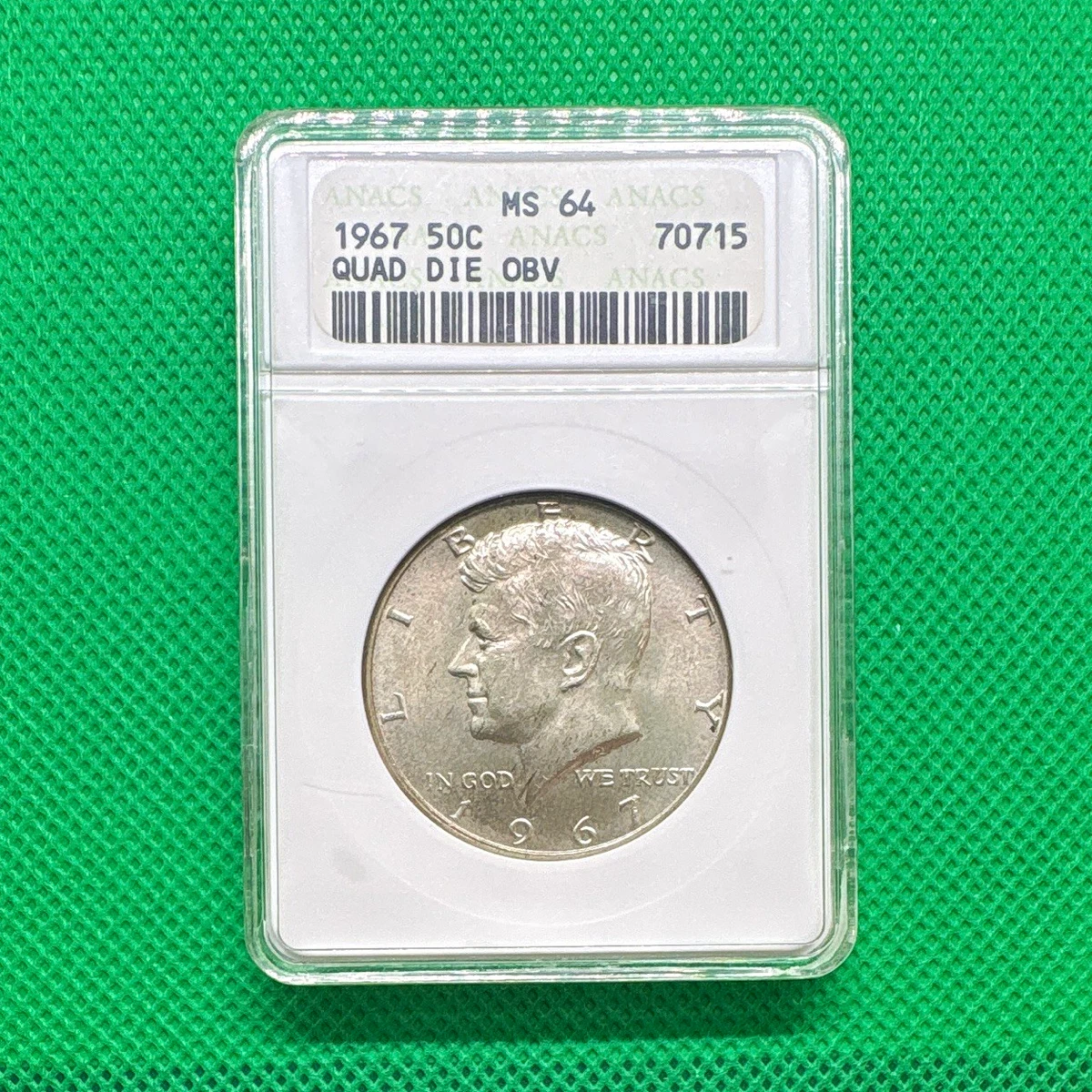Kennedy Half Dollar US Error Coins 1967 for sale | eBay