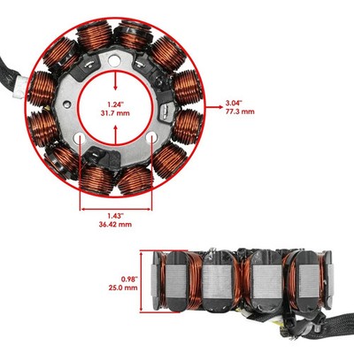 Caltric 31120-MEN-A71 31120-MEN-A91 Stator Magneto For Honda