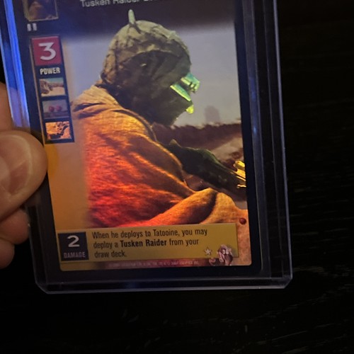 Young Jedi CCG Reflections Foil 36 ORR'URRUUR'R Tusken Raider Leader - Imagen 2 de 2