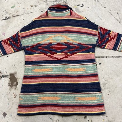 Polo Ralph Lauren Southwestern Aztec Navajo Shawl Cardigan Sweater