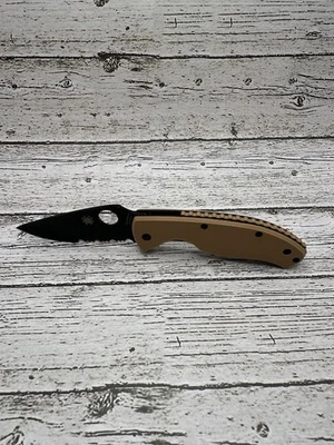spyderco tenacious scales With Back Strap Plate Coyote FDE