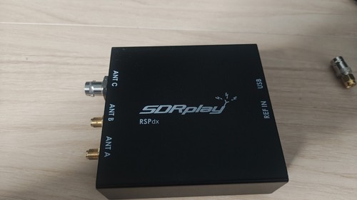Genuine SDRplay RSPdx Wideband Radio Receiver Black USB 3 Antenna Inputs