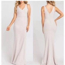Show Me Your Mumu Bridesmaid Gown V Neck Size Small Fit Flare Maxi Dress