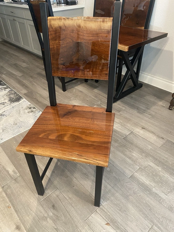 Black Walnut With Steel Frame - Image 3 of 4