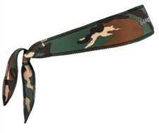 Halo Headband - tie version Camo Green 