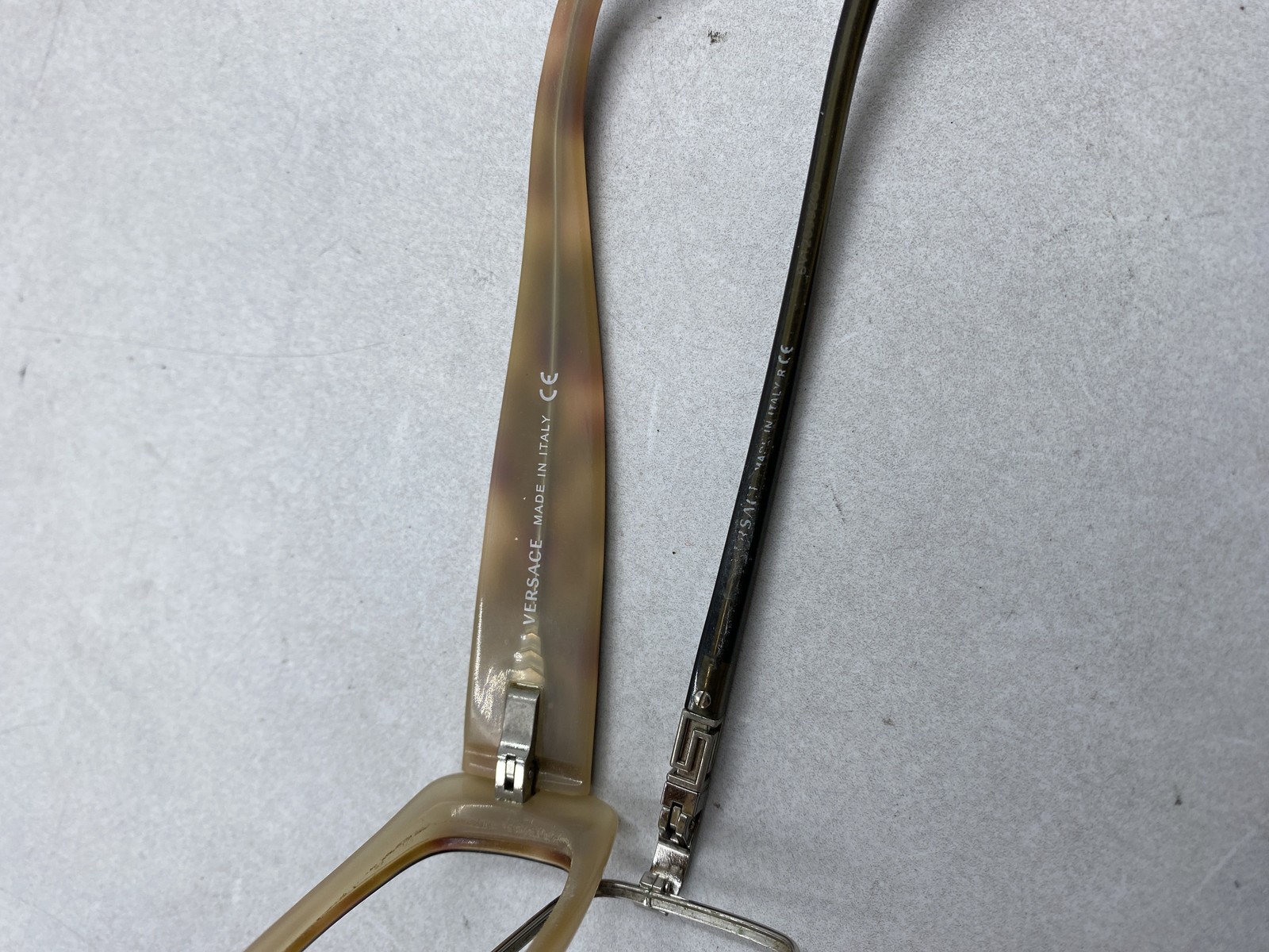 Versace Brown Tortoiseshell Rectangle Eyewear Gla… - image 7