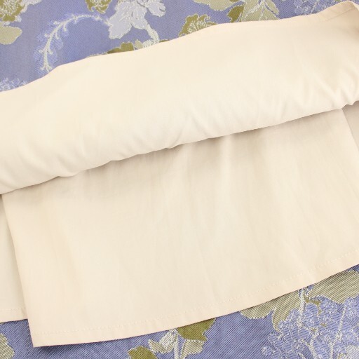 Ameri VINTAGE Berry Jacquard Belted Long Flare Sk… - image 7