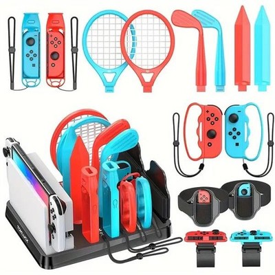 15-in-1 Sport-Set für Nintendo Switch   inkl. Tischständer & Zubehör