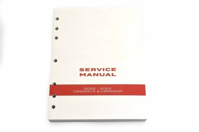 Service Manual Shop Repair Book CB500F/X CBR500R NX500 22-23 OEM