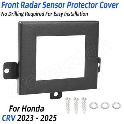 #ad #ad Front Radar Sensor Protector Cover For Honda CRV 2023 2025 One Way Screws On $14.59