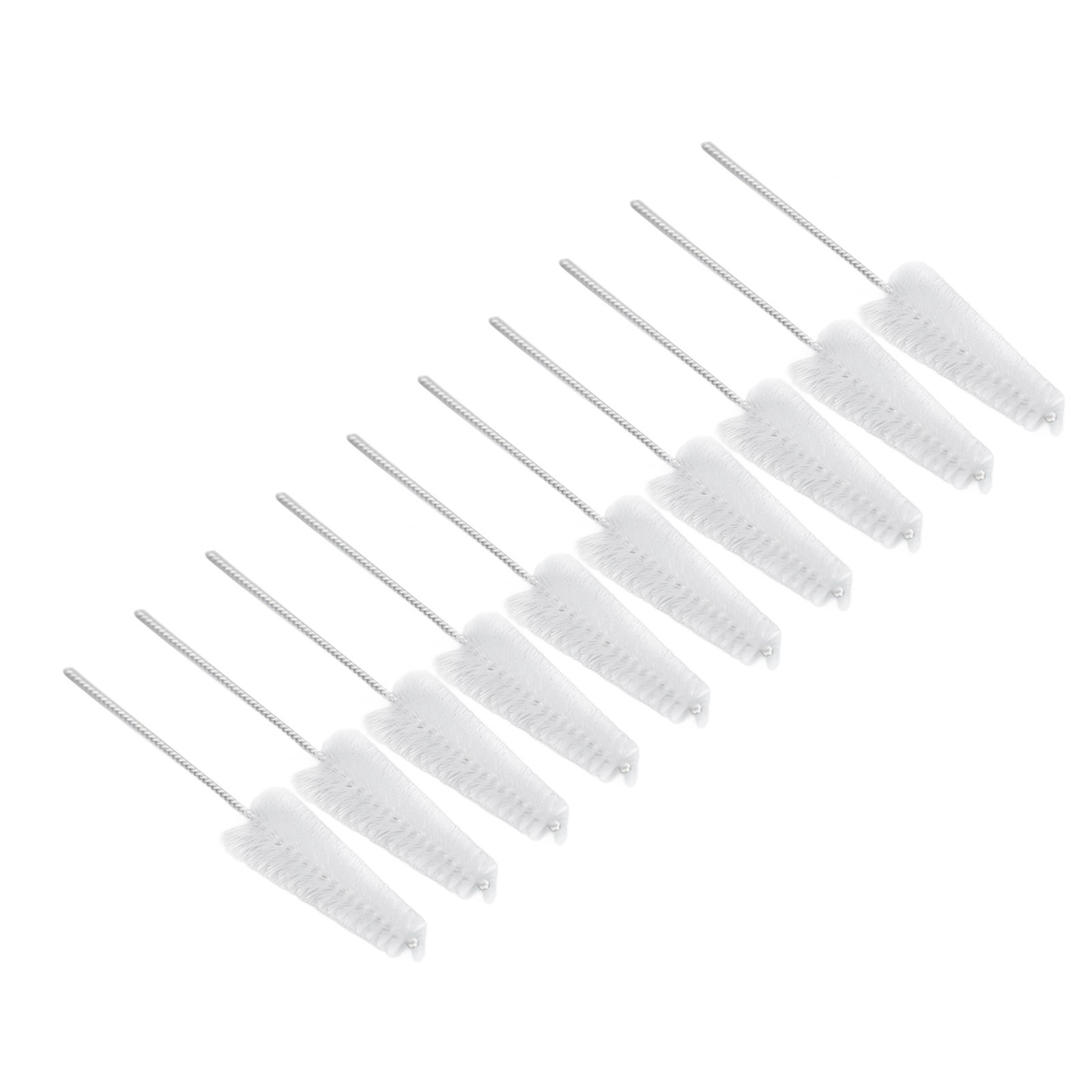 10pcs 3.5mm Hearing Aid Cleaning Brush Nylon Brush Hair Vent Tube Clean Tool.