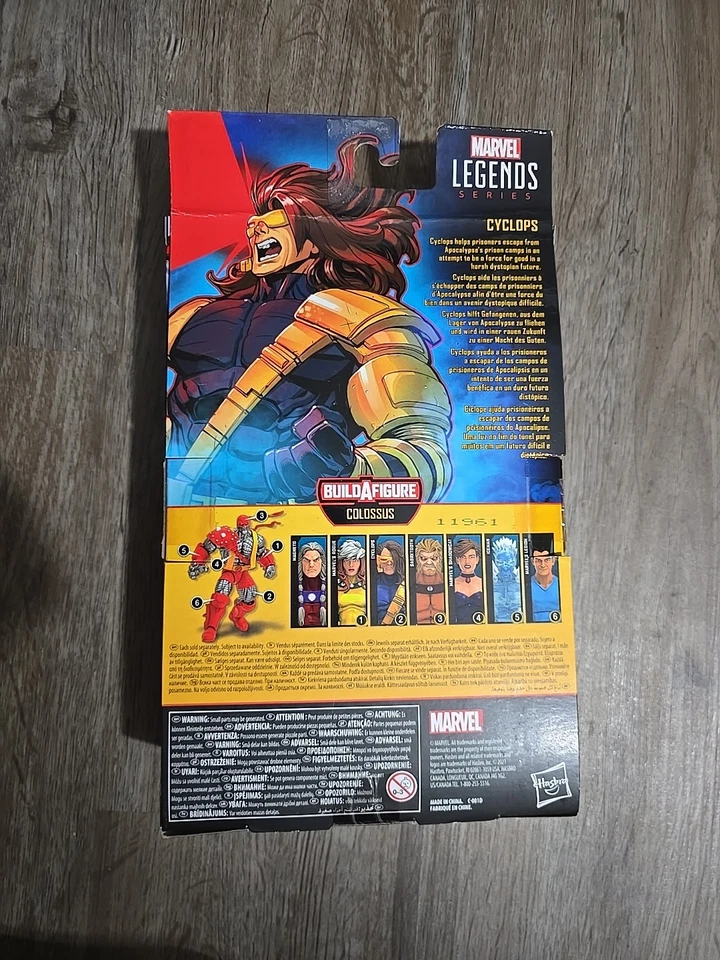 Nuevo Hasbro Marvel Legends CYCLOPS X-Men Age Of Apocalypse Colossus BAF Foto 2 de 2