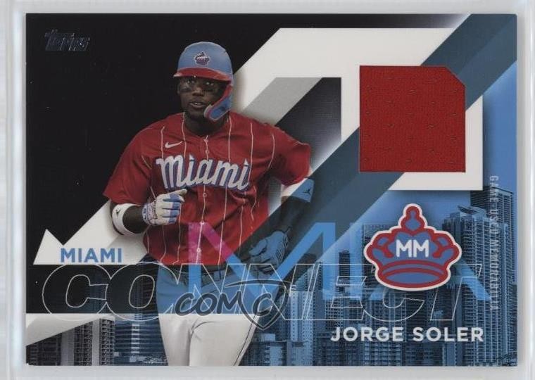 Jorge Soler #CC2-JSO 2024 Topps Baseball City Connect Swatch Collection Relics (Series 2)