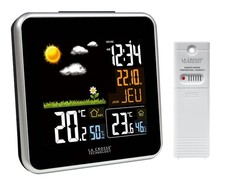WS6821 Station Météo avec écran LCD coloré - Noir