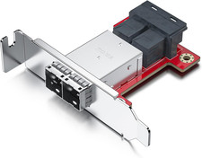 Internal SFF-8643 to External SFF-8644 Mini SAS Adapter, Dual Ports