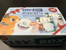 Bark Box; Rudolph the Red Nosed Reindeer, Gift Box, New, 2 Toys, 2 Bags Treats +