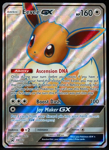 Eevee GX #SM242 Promo Mint Pokemon Card
