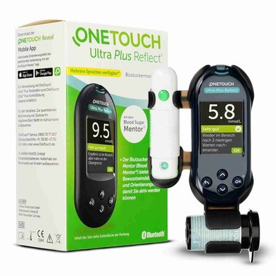 ONE TOUCH Ultra Plus Reflect Blutzuckermessgerät SET (mmol/l)