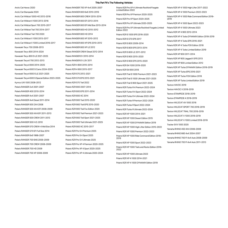 Tusk V2 LED Light Bar Kit 6" Straight For Arctic Cat Wildcat Trail 700 2014-2017 Foto 2 de 2