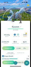 New taipei background black/white Kyurem Pokemon Trade Go