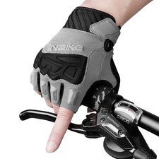 Cycling Bike Gloves - Padded Half Finger Bicycle Gloves with Shock-Absorbing,...