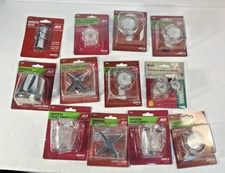 Lot Of 12 Plumbing Parts, Handles For Faucets/Tub/Shower/Sink. Showerhead, Etc