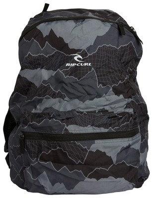 Rip Curl Eco Packable 17L Backpack - Black / Grey - New