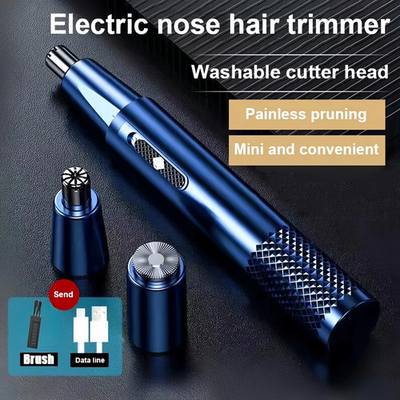 #ad USB Rechargeable Nose amp; Ear Hair Trimmer Precision Electric Hair Removal Clipper $6.36
