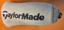 TAYLORMADE PURE ROLL GHOST BLADE PUTTER HEADCOVER BLACK - WHITE MAGNET CLOSURE