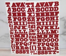 Creative Memories Lot of 2 ALPHABET LETTERS, LARGE ABC/123 SCRAPBOOKING 