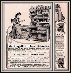 Ad Lot Of 2 Early 1900 S Ads Mcdougall Kitchen Cabinets China