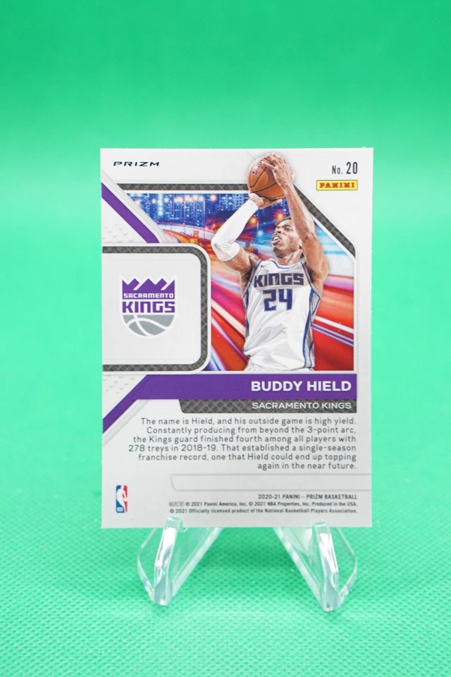 2020-21 Prizm Downtown Bound Fast Break #20 Buddy Hield BG6 - Image 2 of 2
