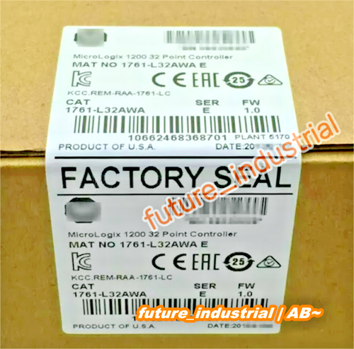 New Allen Bradley 1761-L32AWA /E MicroLogix1200 32 Point Controller