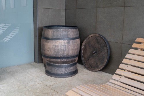 350 L Eisfass Eistonne "Ice Barrel" für erfrischende Eisbad-Therapie, robust und - Bild 2 von 9