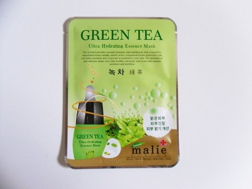 50pcs Malie GREEN TEA Essence Face Mask Packs Sheet 25g Soothing EXPRESS SHIP - Picture 4 of 6